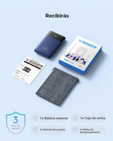 VEGER Cargador portátil de carga rápida de 22.5 W, banco de energía...