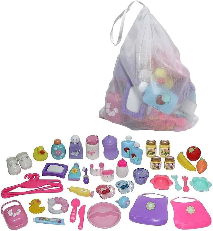 Bolsa de accesorios para guardería de bebé de 45 piezas | JC Toys -...