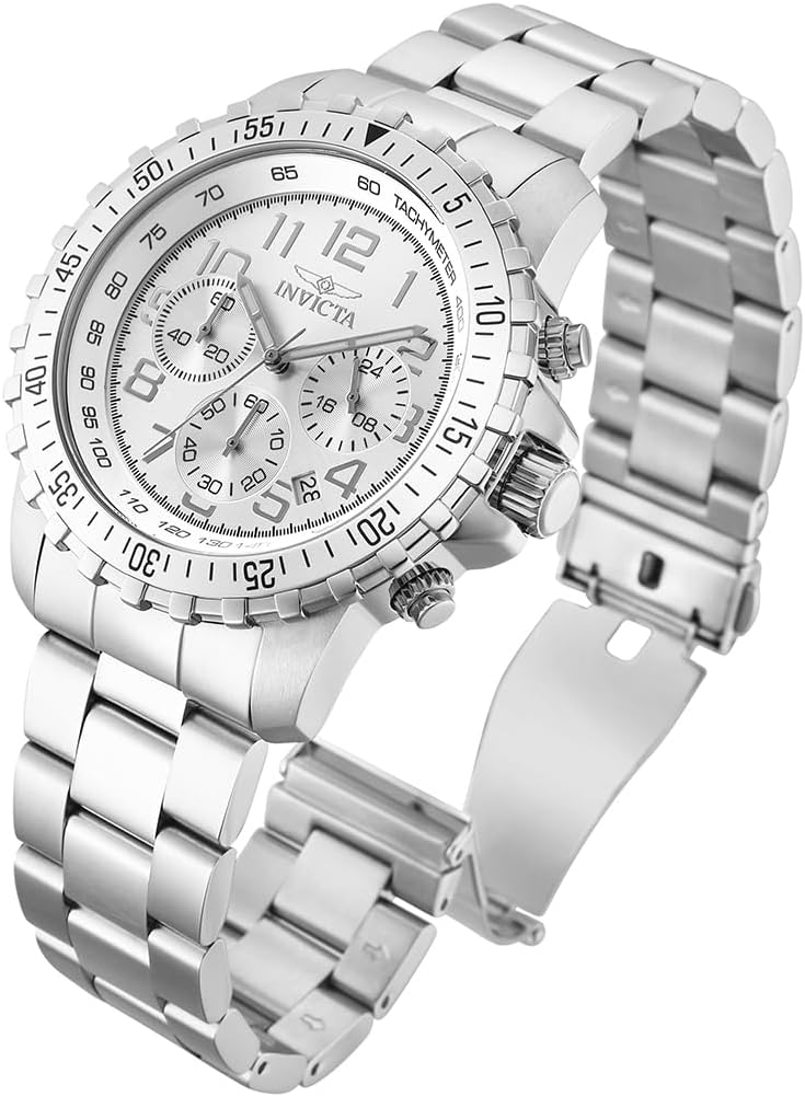 Invicta Reloj de Caballero Invicta II Chronograph Negro Dial Dos Tonos de Acero Inoxidable 1326