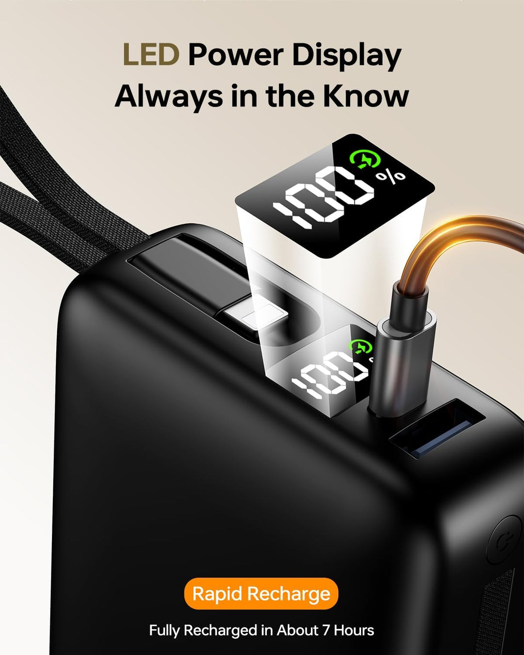 Cargador portátil 50000mAh, 22.5W Banco de energía de carga rápida...