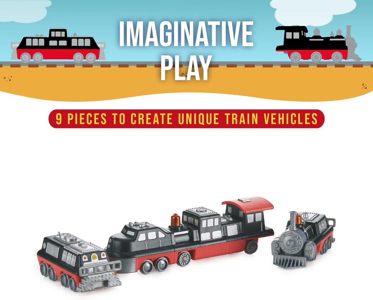 POPULAR PLAYTHINGS Vehículos magnéticos para mezclar o combinar