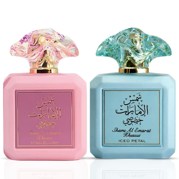 Ard Al Zaafaran Shams Al Emarat Khususi Pink Blush &amp; Iced Petal...