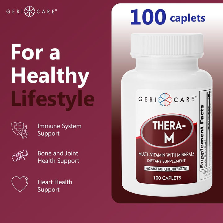 GeriCare Thera M - Cápsulas multivitamínicas, mezcla de vitaminas y...