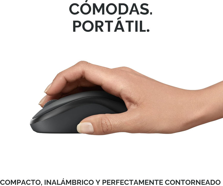 Logitech M240 - Ratón Bluetooth silencioso, inalámbrico, compacto,...