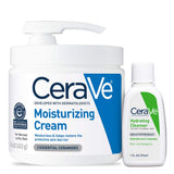 CeraVe Crema Hidratante y Limpiador Facial Hidratante Set de Cuidad...