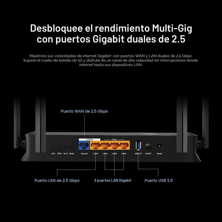 TP-Link Dual-Band BE3600 Wi-Fi 7 Router Archer BE230 | 4-Stream | P...