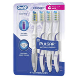 Cepillo de dientes Oral-B Pulsar con cerdas vibrantes, mediano, paq...