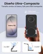Estación de carga inalámbrica magnética plegable 3 en 1 para Samsung, soporte de cargador inalámbrico para Galaxy S26 Ultra S25/S24/Note 20/Flip 7/Fold 7, para Galaxy Watch Ultra/8/7/6, Galaxy Buds 3