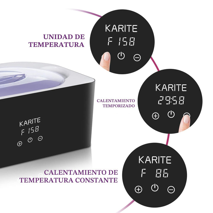Máquina de cera de parafina para manos y pies - Karite Baño de cera...
