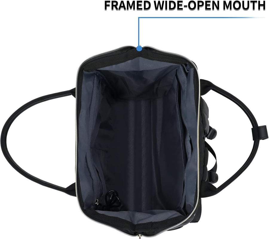 KROSER Mochila para portátil de 17" Mochila elegante repelente...