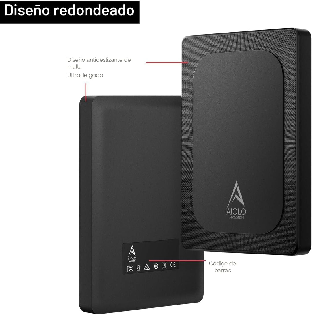 Aiolo Innovation - Disco duro externo portátil ultra delgado de 320...