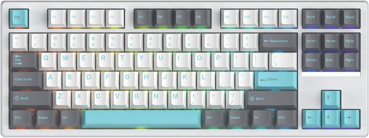 Teclado mecánico con cable IROK FE87 V2, tasa de sondeo dual de 8 K...