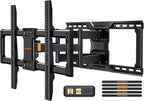 Perlegear Soporte de pared para TV de movimiento completo para televisores