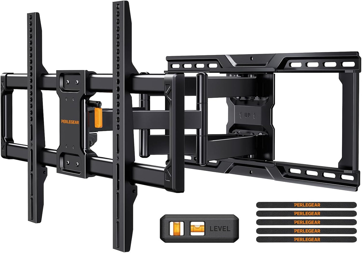 Perlegear Soporte de pared para TV de movimiento completo para televisores