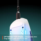 SteelSeries Aerox 3 - Mouse para juegos súper ligero - Sensor óptic...