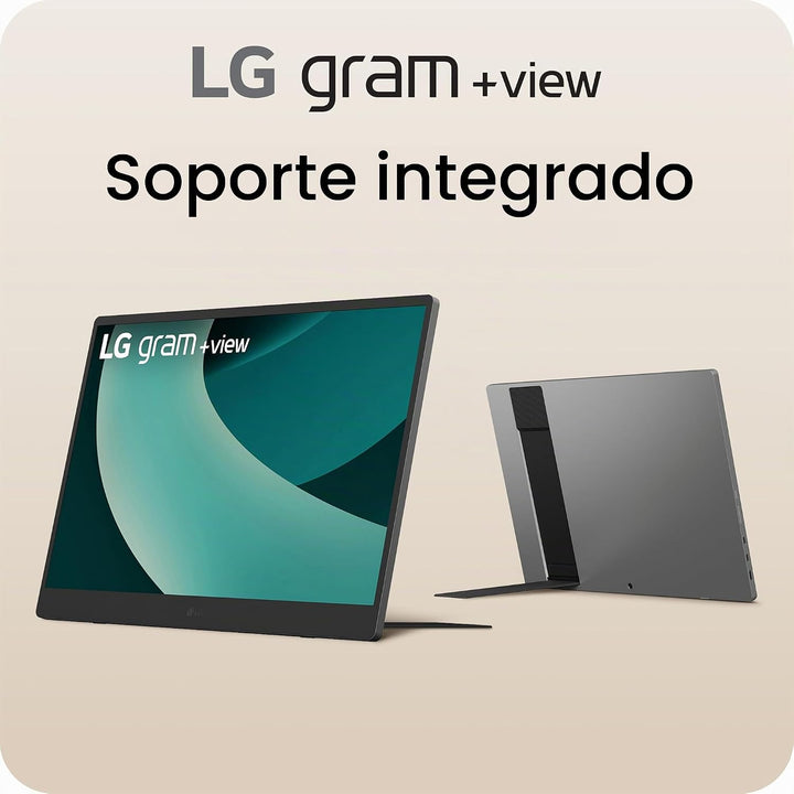 LG gram +View 17 pulgadas Monitor portátil ligero WQXG (2560x1600)...