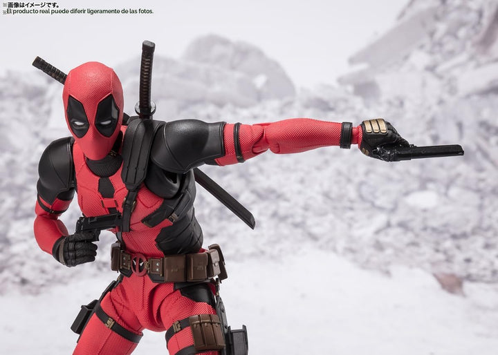 TAMASHII NATIONS - Deadpool &amp; Wolverine - Deadpool, Figura de a...