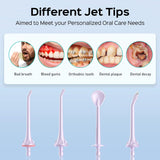 COSLUS Irrigador Dental de Agua para Dientes: 4 Modos Inalámbrico,...