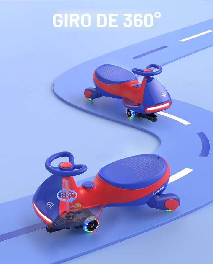 FanttikRide N7 Pro - Coche eléctrico Wiggle con pedal, batería reca...