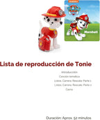 Toniebox 2 Audio Player PAW Patrol Bundle para Kids 3+ con Chase, Marshall, Skye, y Liberty - Cloud Pink