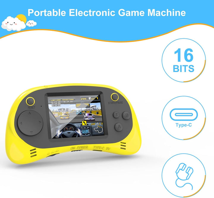 EASEGMER Reproductor de juegos de mano para niños, 220 juegos integ...