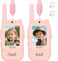 Mafiti Toys Walkie Talkies de Video para Niños 2 Paquetes Recargables de Larga Alcance