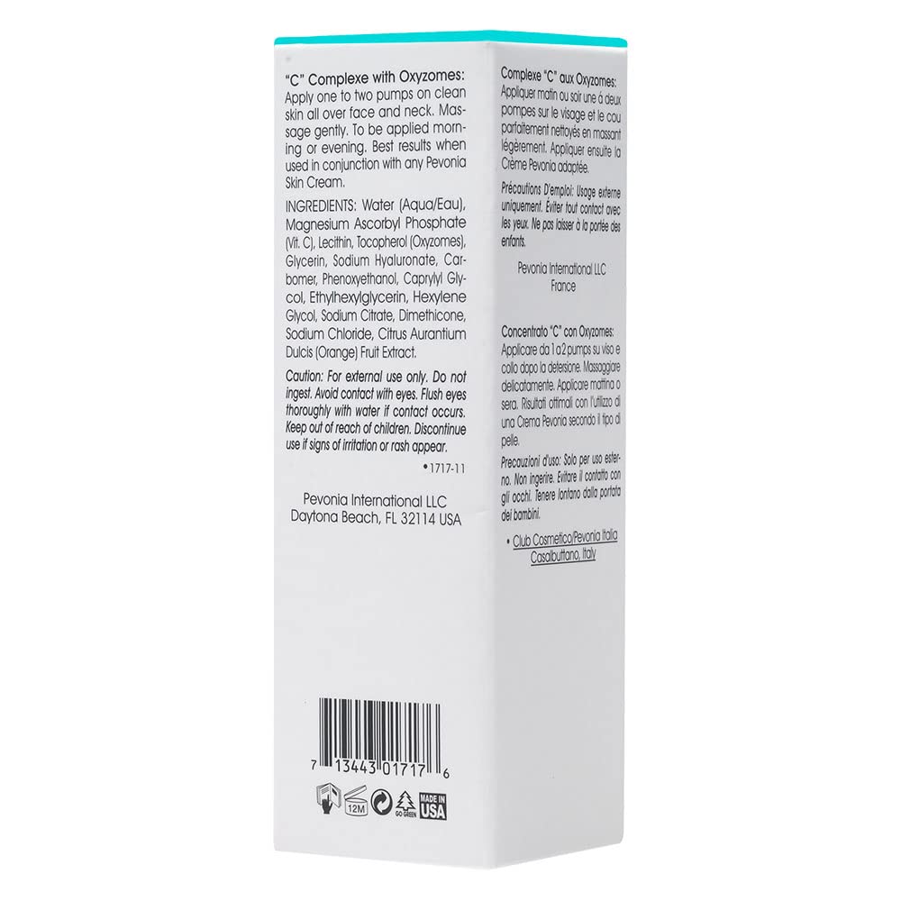 Pevonia Complejo "C" con oxizomas, 1 fl oz (paquete de 1)