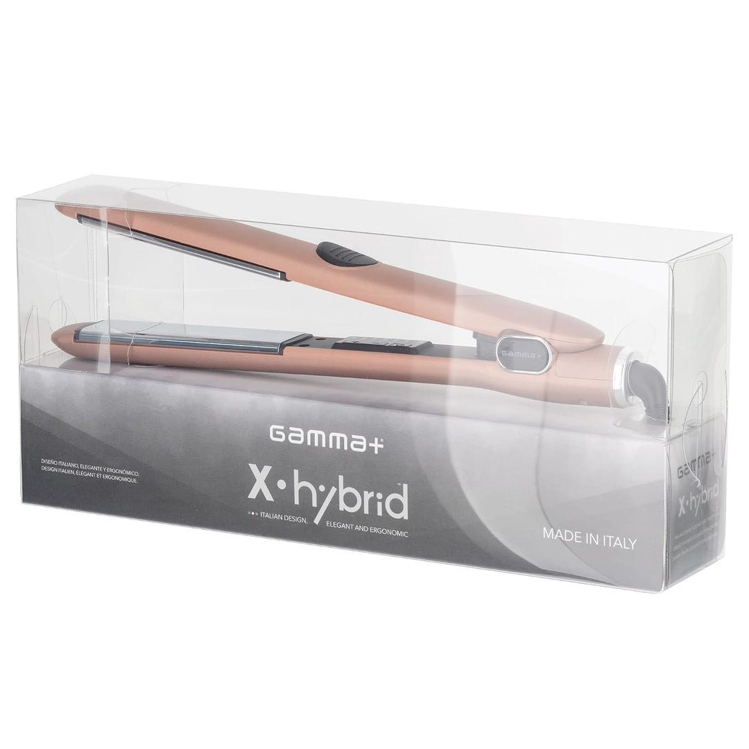 GAMMA+ X-Hybrid Plancha plana de titanio profesional de 1 pulgada d...