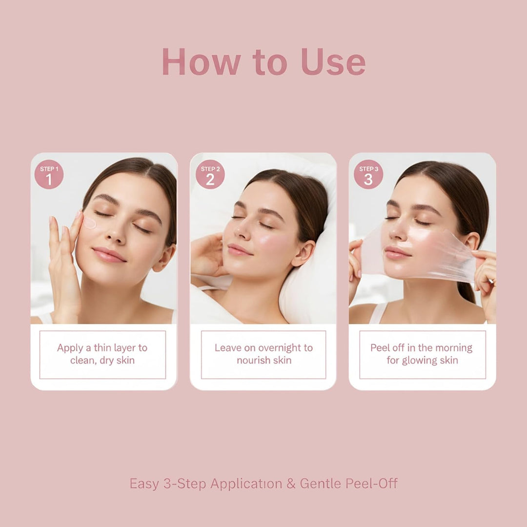 YURI BEAUTY Máscara de colágeno para envolver la noche, mascarilla...
