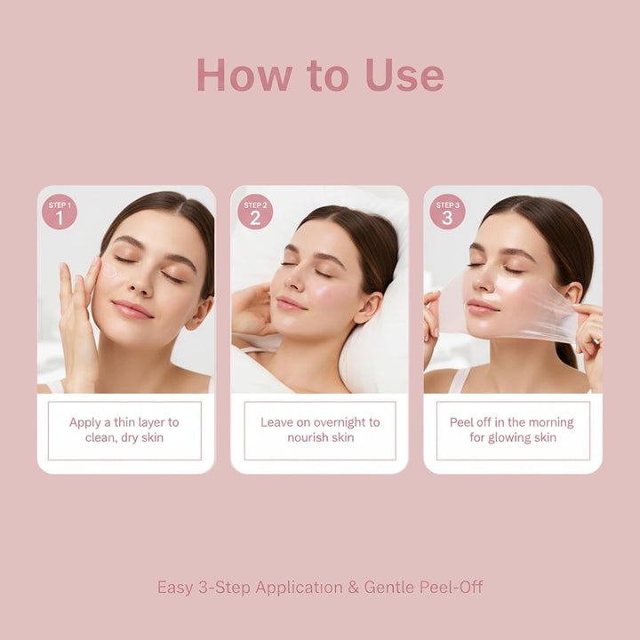 YURI BEAUTY Máscara de colágeno para envolver la noche, mascarilla...