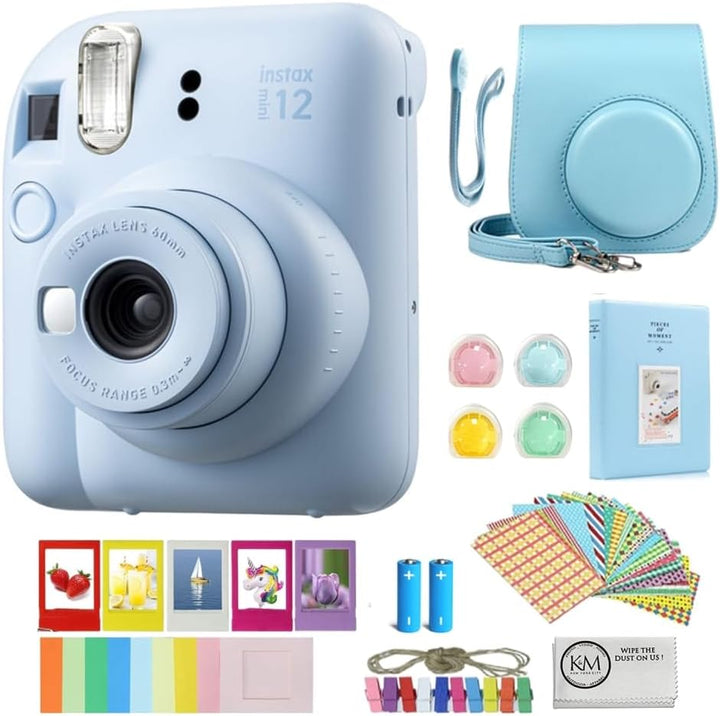 FUJIFILM INSTAX Mini 12 Cámara de película instantánea | Azul paste...