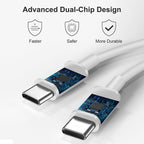 Cargador USB C tipo C cargador de carga rápida 12FT 45W Samsung