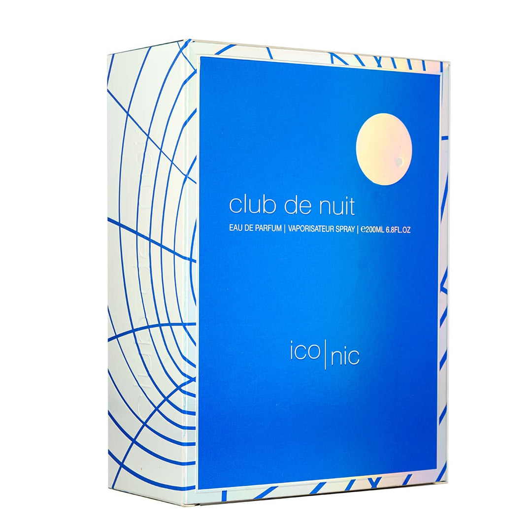 Club De Nuit Iconic Blue de Armaf para hombre - 6.8 oz EDP Spray