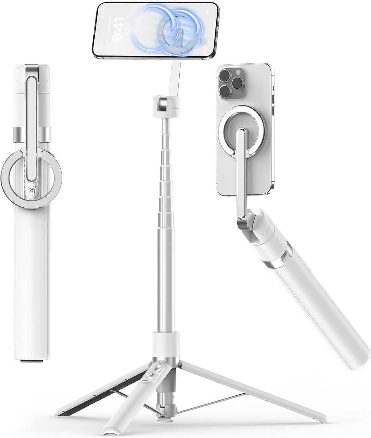 TONEOF 68" Trípode Magnético de Aluminio para Teléfono y Selfie Stick para iPhone y Android