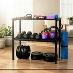 Rack Ajustable para Mancuernas/Kettlebells 500-800LB Pesado con Cobertura Opcional