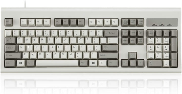 Perixx PERIBOARD-106M, teclado USB de tamaño completo con cable de...