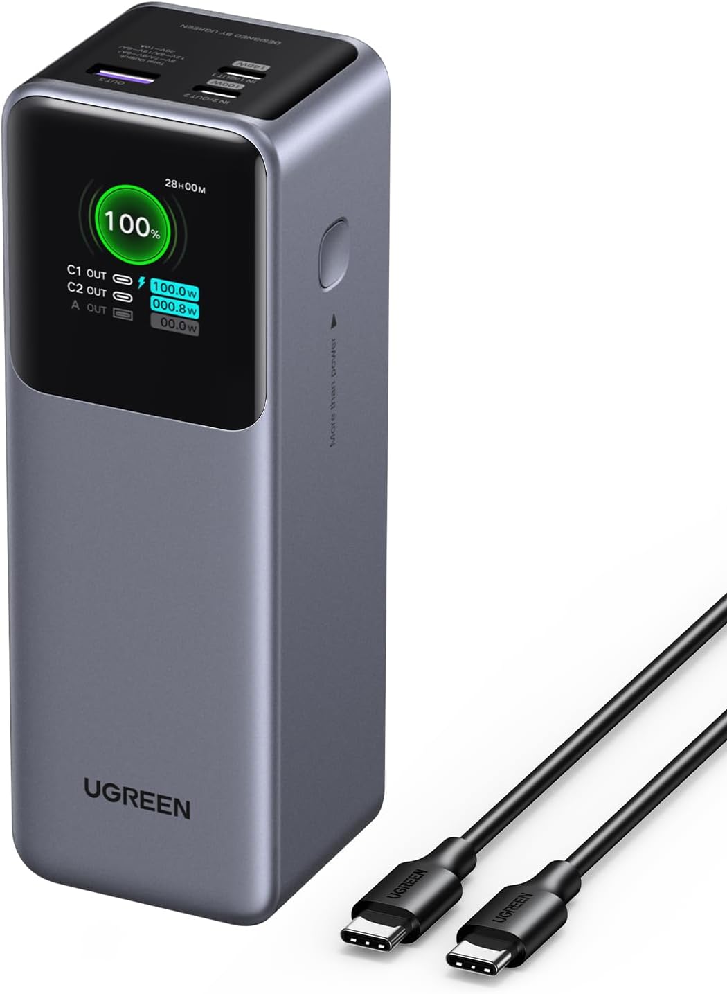 UGREEN Nexode Power Bank Bundle con Nexode 100W GaN USB C cargador...