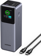 UGREEN Nexode Power Bank Bundle con Nexode 100W GaN USB C cargador retráctil con cable