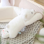 SNOWOLF Almohada de Peluche con Peso, Oso Blanco de 23.6", Súper Lindo Peluche Kawaii de Oso Polar para Abrazar, Juguetes Regalos para Niños, Niñas y Adultos, 60cm