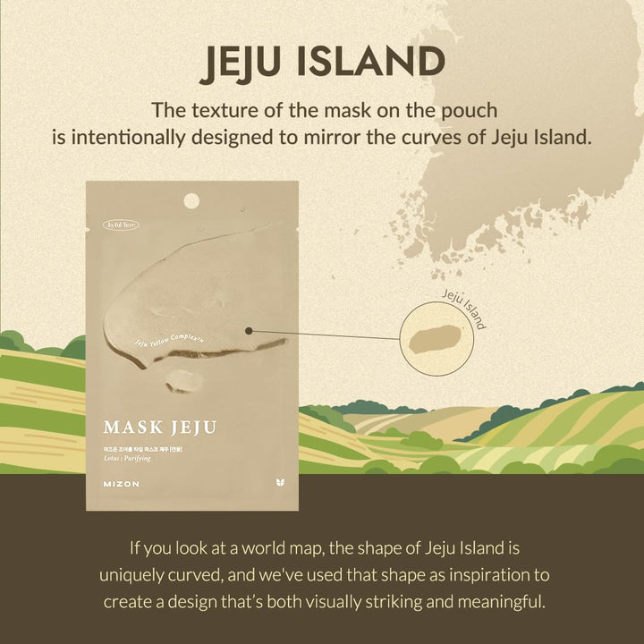 MIZON Joyful Time Jeju - Máscara facial completa de Koren (Lotus) K...