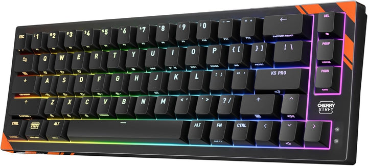 CHERRY XTRFY K5 Pro TMR Compact, Teclado Gaming con Cable Magnético...