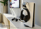 Foamy Lizard PS5 Controller Charger v2.0 Console & Wall Mount (blanco+negro)