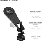 Rokform Funda resistente para iPhone 17 Pro Max + soporte de teléfono para bicicleta V4 Pro Series
