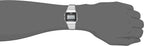 Casio Reloj clásico de cuarzo plateado con pantalla digital A700W-1ACF para hombre