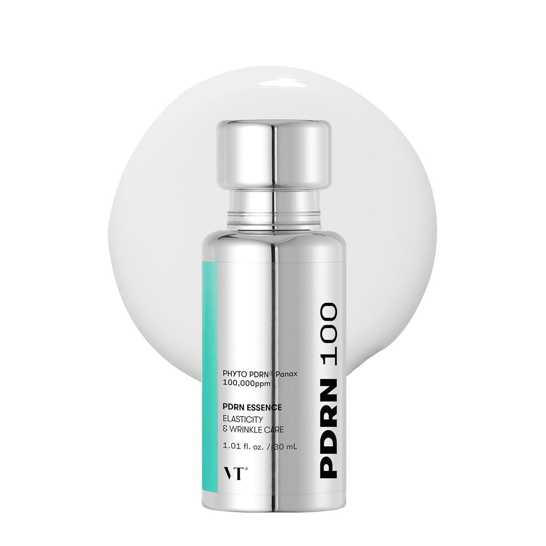 VT COSMETICS PDRN 100 Essence, suero de brillo intensivo, 100,000 p...