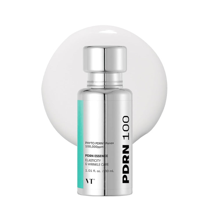 VT COSMETICS PDRN 100 Essence, suero de brillo intensivo, 100,000 p...