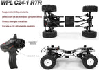 HLSFWDRIVE WPL C24-1 RC Rock Crawler RC Truck 4x4 1/16 Scale All Terrain