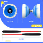MD01 Yoyo chino para niños y adultos, diábolo profesional de triple