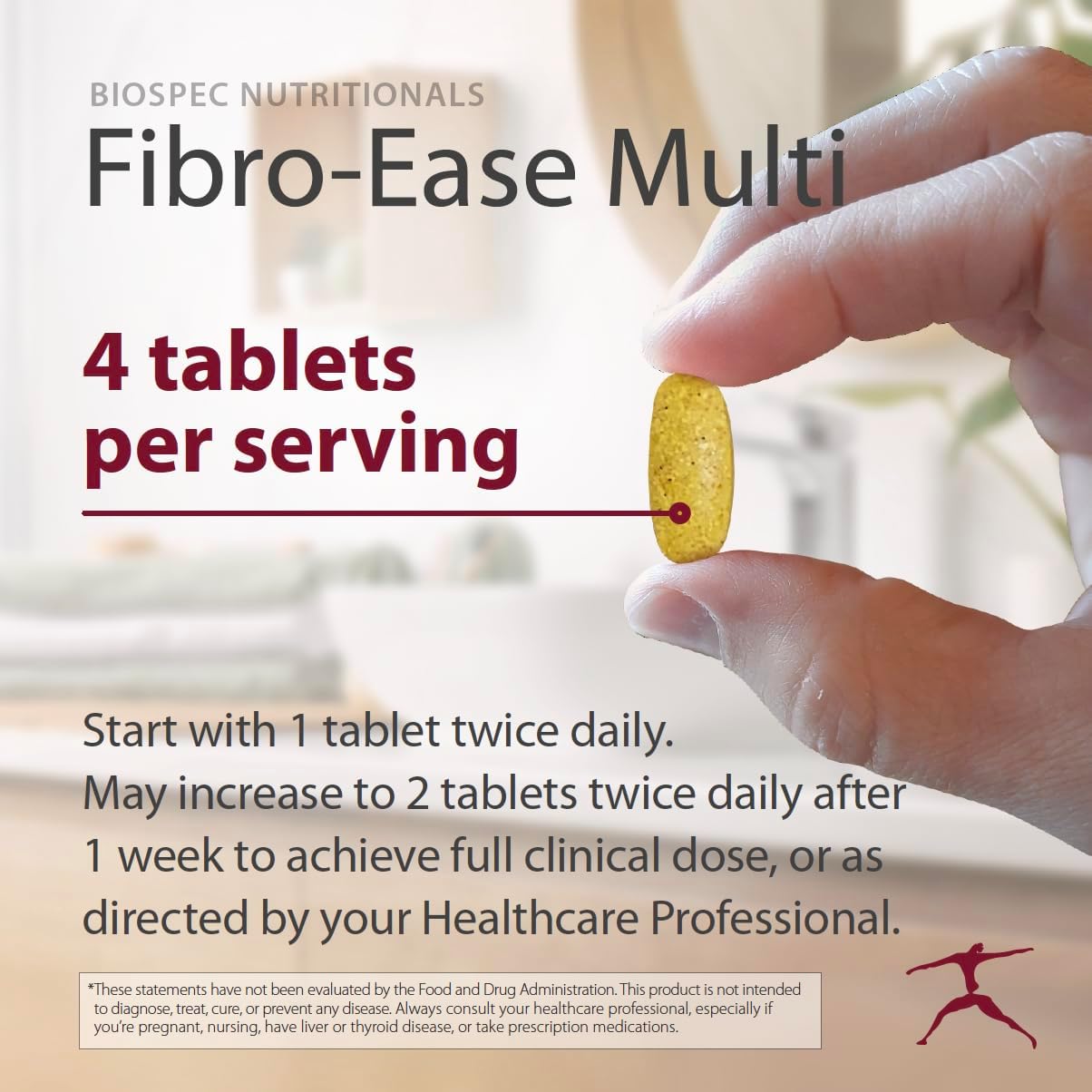 BIOSPEC NUTRITIONALS Fibro-Ease Multi - Contiene vitaminas y minera...