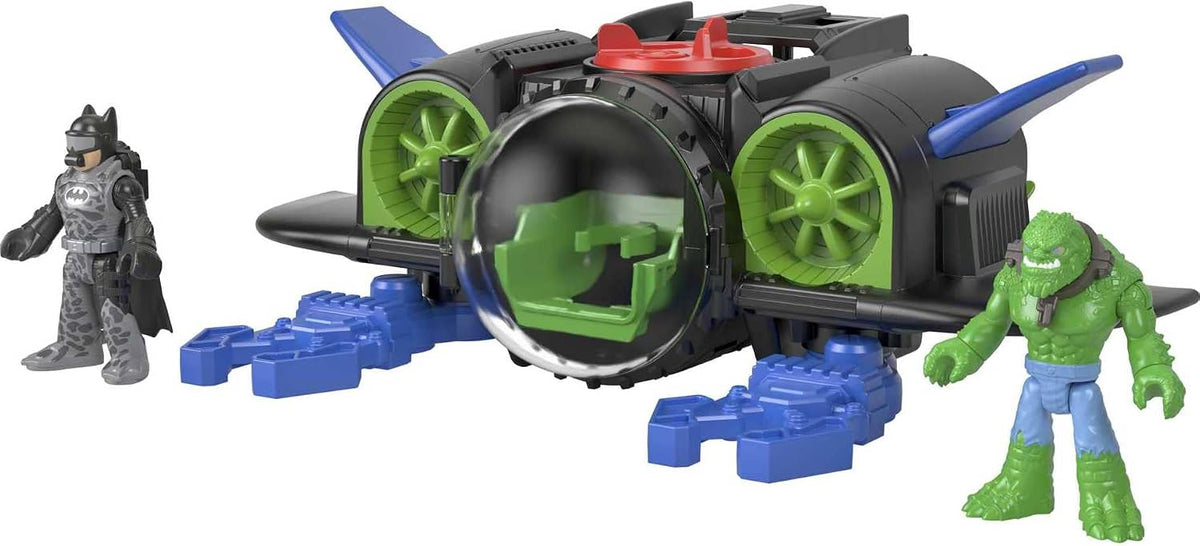 Figura de acción Fisher-Price Imaginext DC Super Friends, de Batman, Batsub